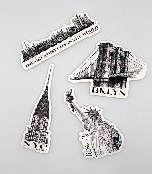 The Greatest City In The World NYC Sticker - 4"