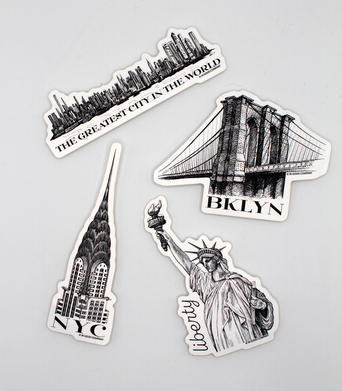 Chrysler Building NYC Sticker - 4"