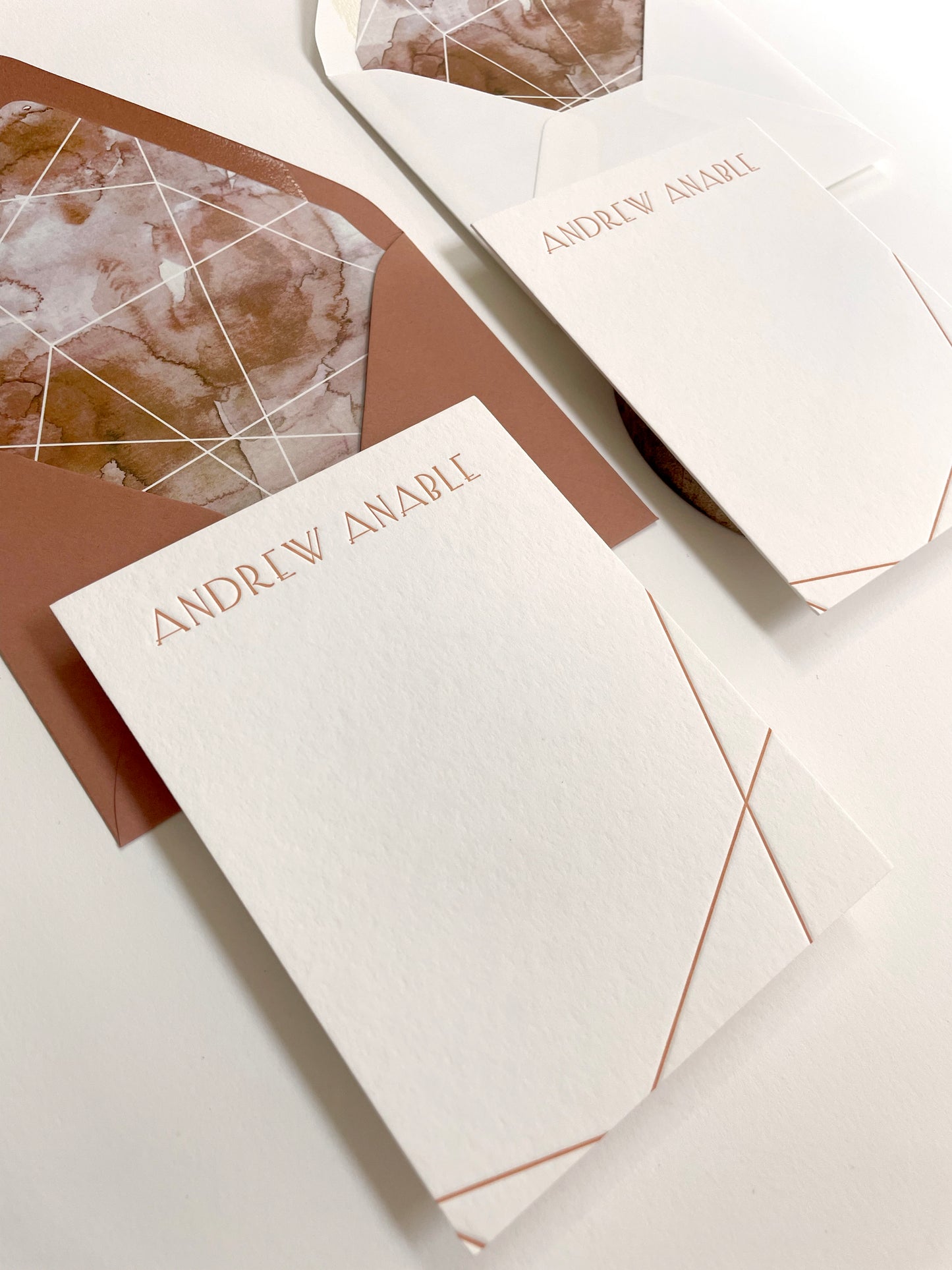 Art Deco Splash Semi-Custom Stationery
