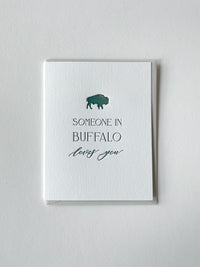 Someone in Buffalo Loves You Letterpress Card Pack