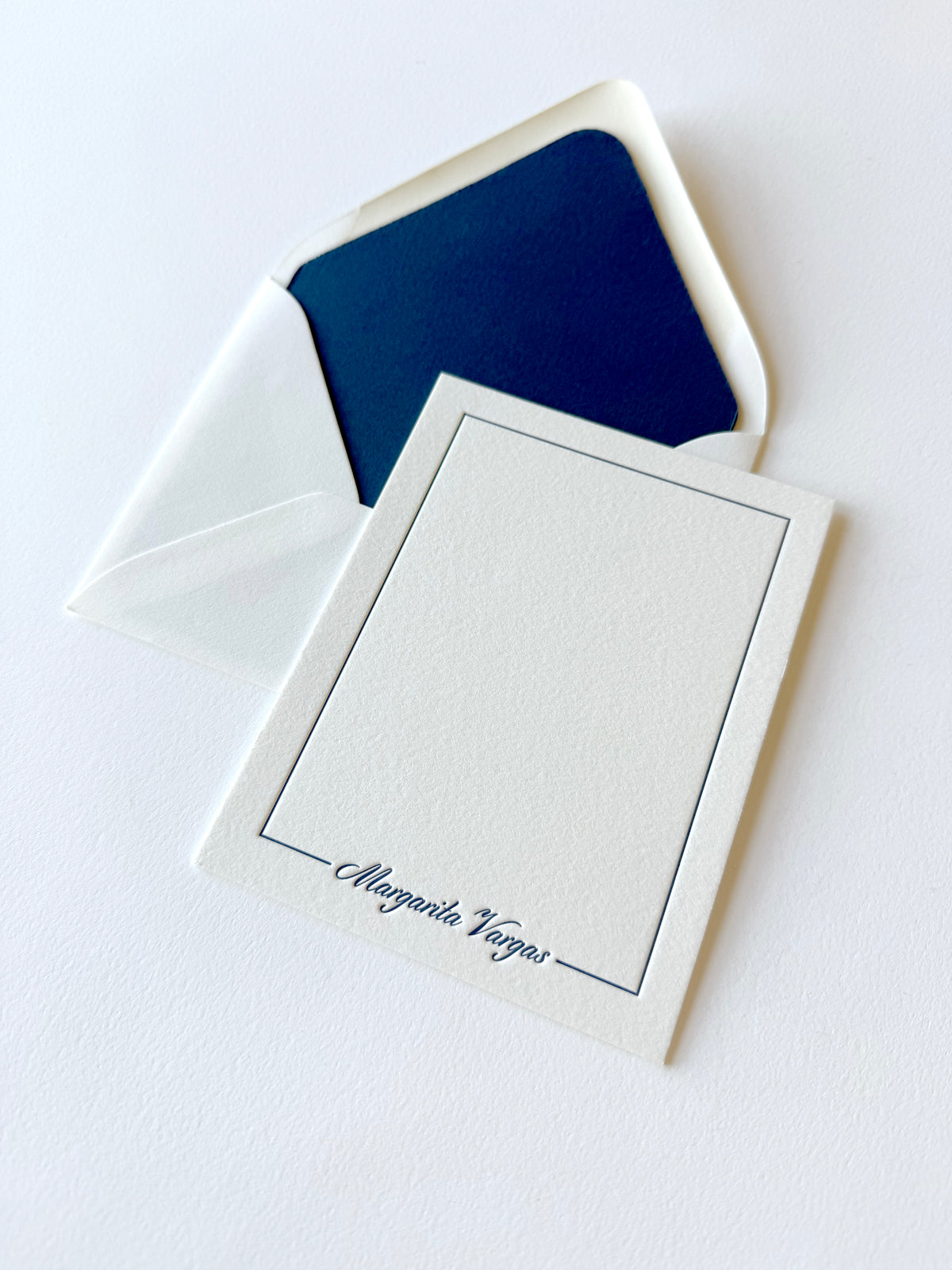 Classic Border Semi-Custom Stationery