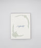 Letterpress congrats card with greenery that says "Congrats" in the middle by Rust Belt Love
