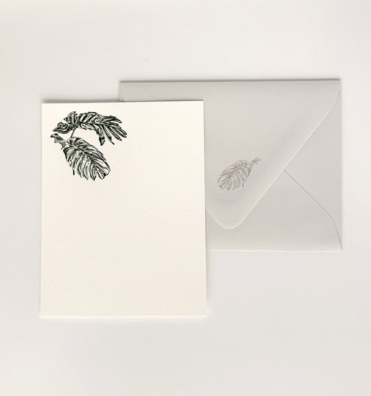 Monstera Flat Card Pack