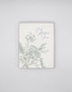Letterpress sympathy card with florals that says "Feel Better Soon" by Rust Belt Love