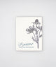 Letterpress friendship card with black florals that reads "So grateful for our friendship" by Rust Belt Love