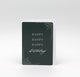 Dark green floral minicard that reads "Happy happy happy birthday" from Rust Belt Love
