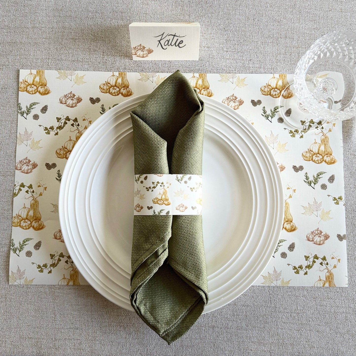 Autumn Harvest Placemats (Set of 12)