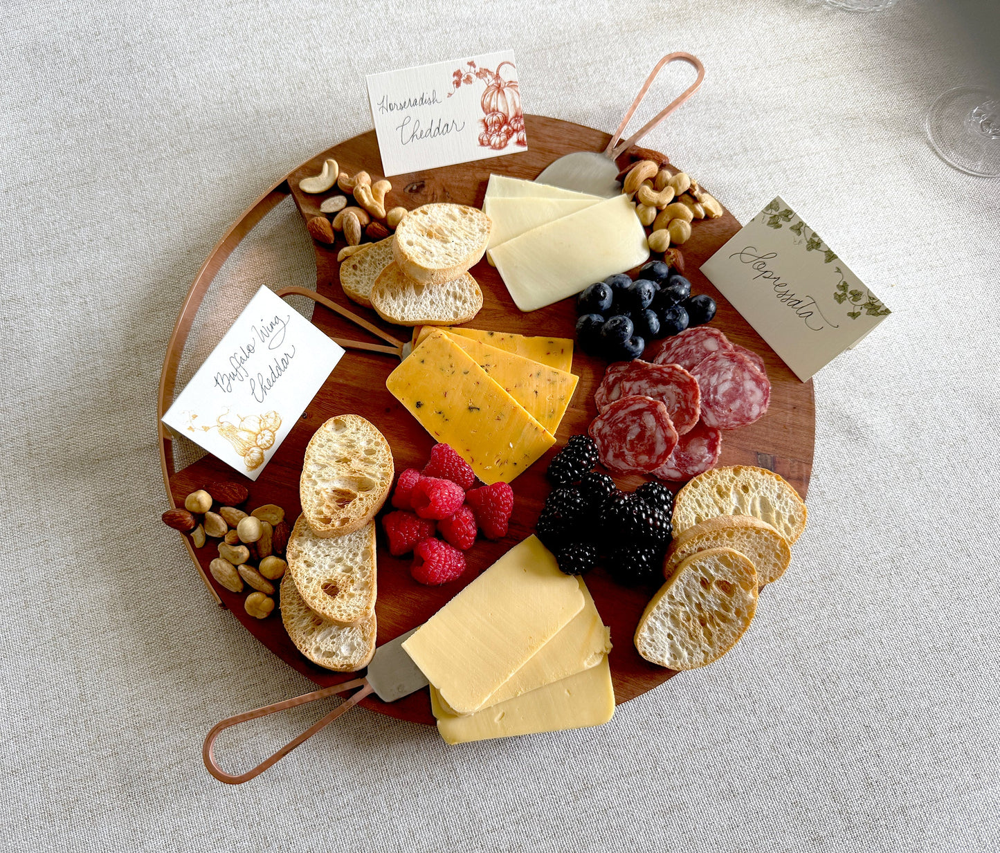 Pumpkins & Squash Place Cards – Double-sided Table Tents (Set of 12)
