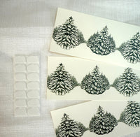 Holiday Forest Napkin Bands (Set of 12)