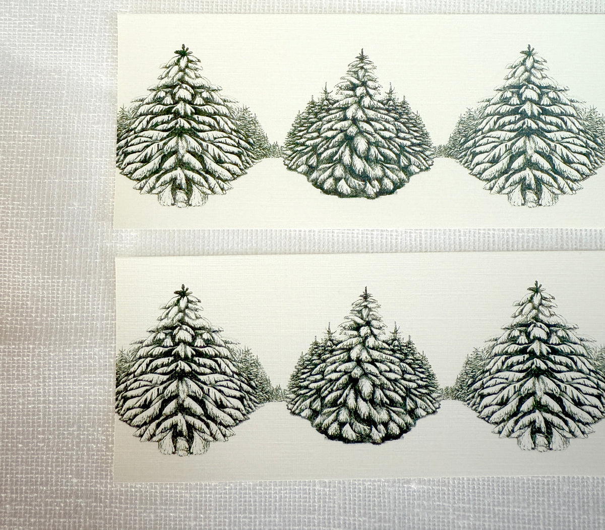 Holiday Forest Napkin Bands (Set of 12)