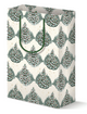 Holiday gift bag with tree pattern by Rust Belt Love