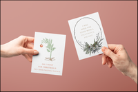 I Will Hold You Close With a Thankful Heart Letterpress Greeting Card