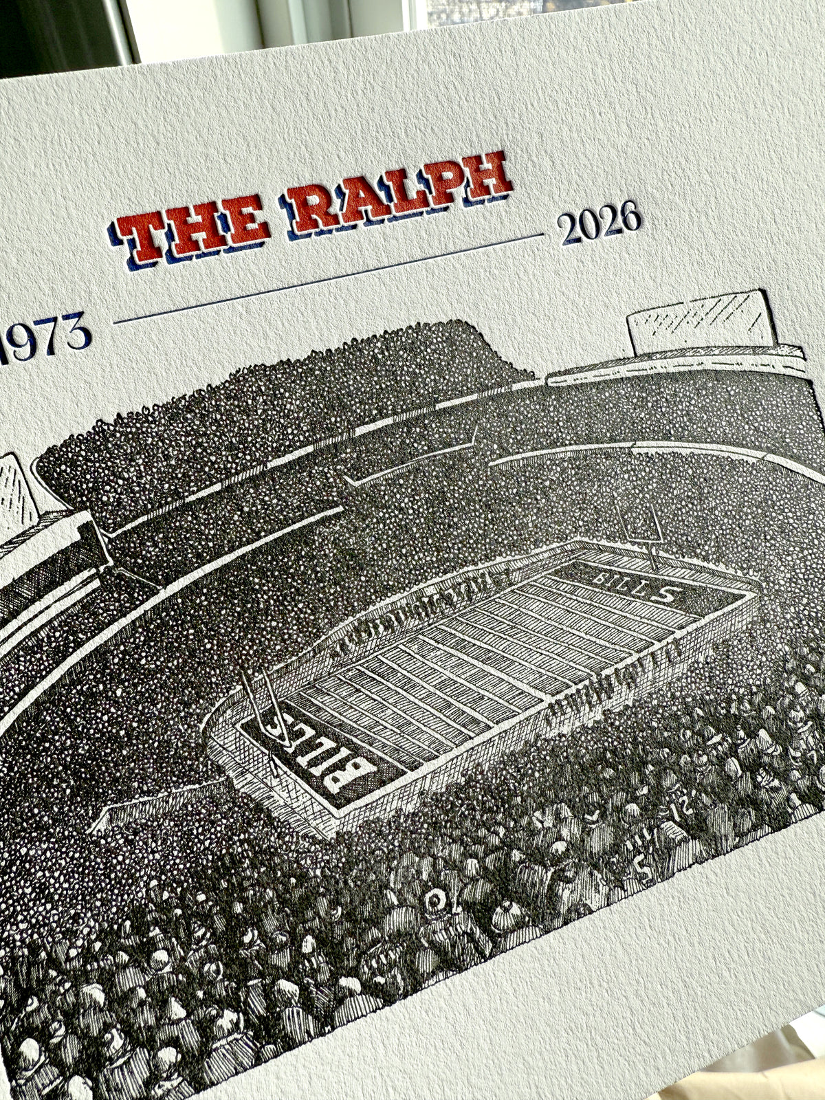 "The Ralph" Fine Art Letterpress Print