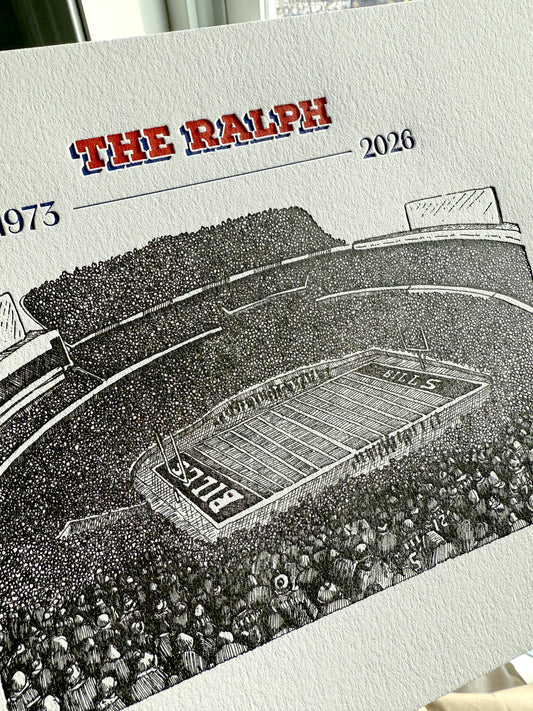 "The Ralph" Fine Art Letterpress Print