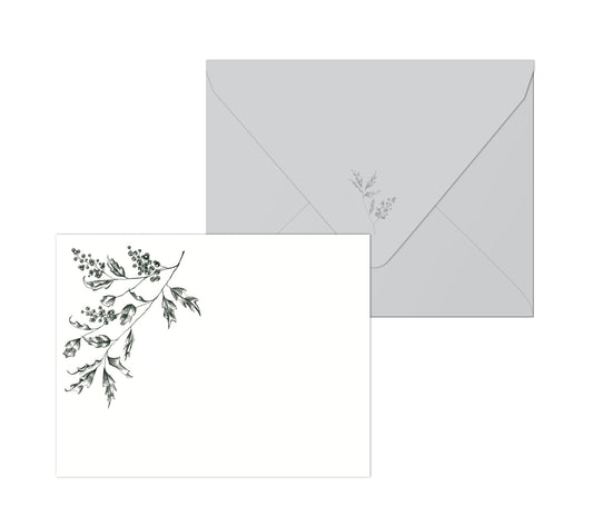 Holly Branch Flat Card Pack