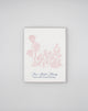 Letterpress birthday card with florals that says "June birth flowers rose and honeysuckle" by Rust Belt Love