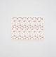 Letterpress linear floral pattern small note card by Rust Belt Love