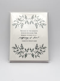 Holiday Quote Letterpress Card Pack