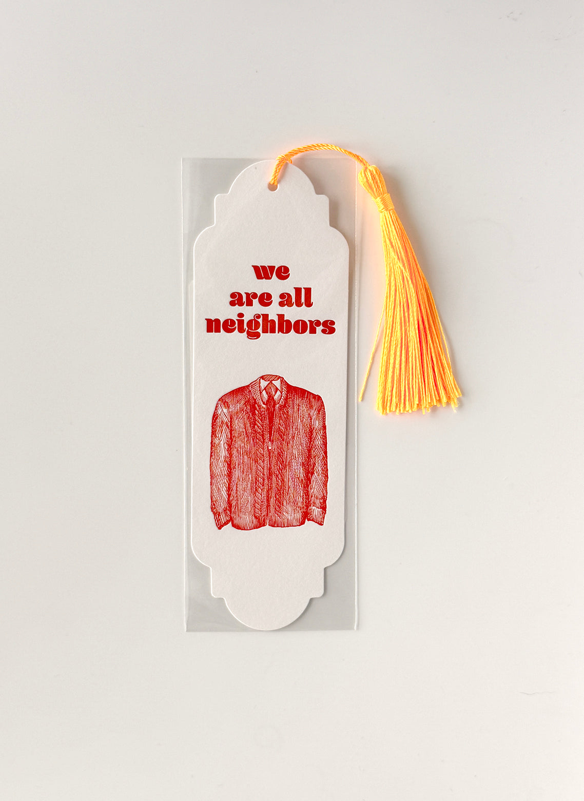 We Are All Neighbors; Mister Rogers' Neighborhood Bookmark