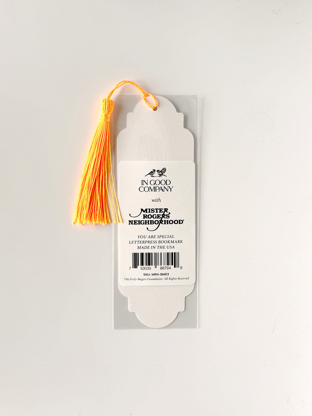 You Are Special; Mister Rogers' Neighborhood Bookmark