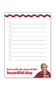 Let's Make The Most of This Beautiful Day; Mister Rogers' Neighborhood Notepad