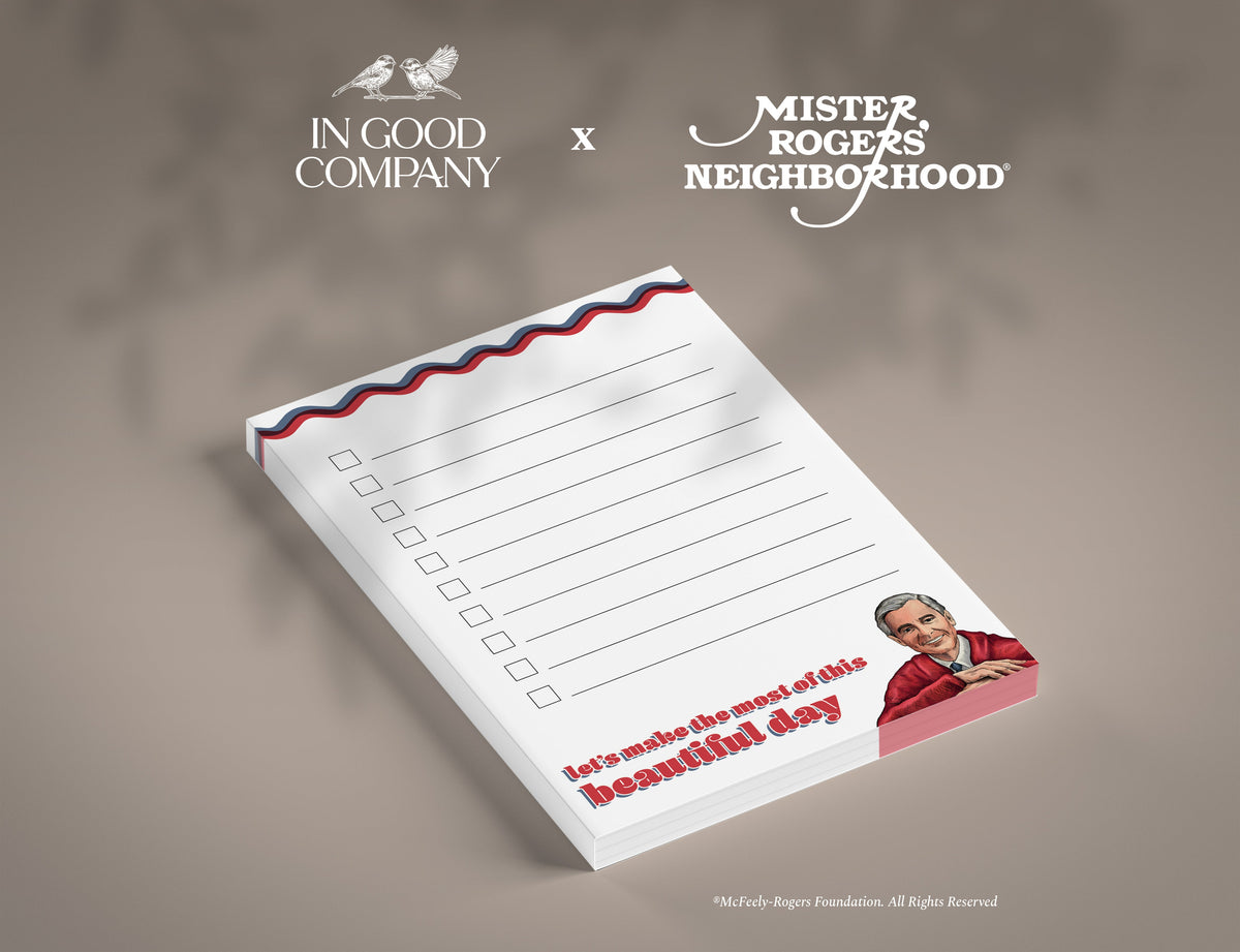 Let's Make The Most of This Beautiful Day; Mister Rogers' Neighborhood Notepad