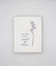 Letterpress wedding card with florals that says " Will You Be My Maid of Honor" by Rust Belt Love