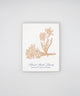 Letterpress birthday card with florals that says "March birth flowers daffodil and jonquil" by Rust Belt Love