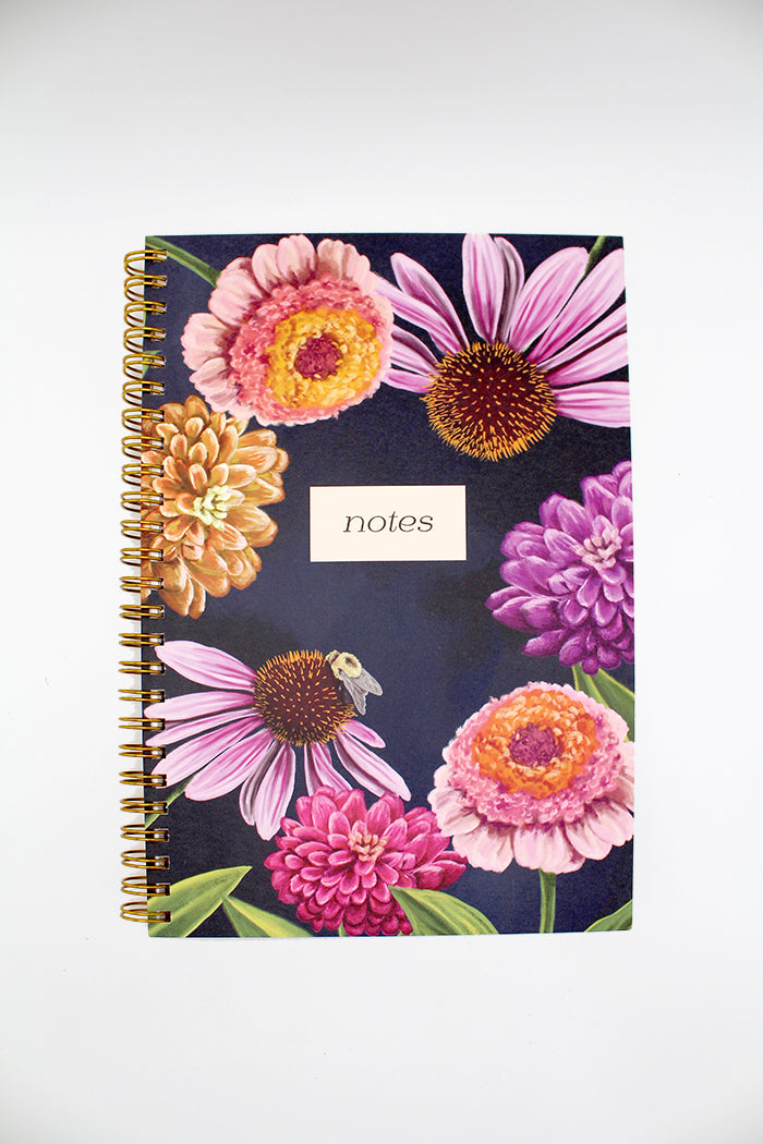 Floral cover journal notebook by Rust Belt Love