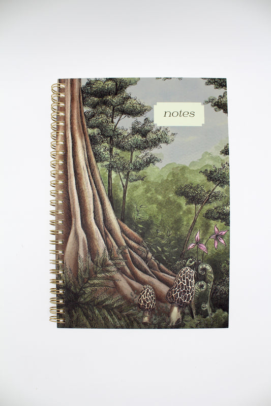 Forest cover journal notebook by Rust Belt Love