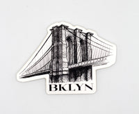 Brooklyn Bridge BKLYN Sticker – 3.5"