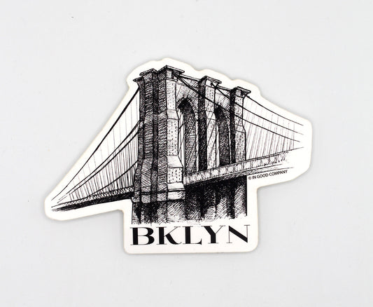 Brooklyn Bridge BKLYN Sticker – 3.5"