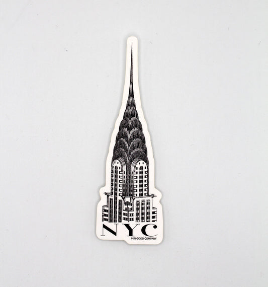 Chrysler Building NYC Sticker - 4"