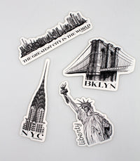 The Greatest City In The World NYC Sticker - 4"
