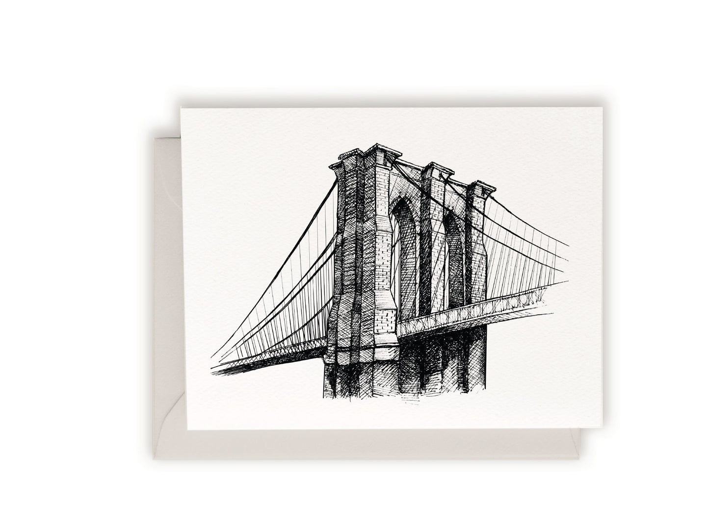 Brooklyn Bridge Letterpress Card