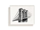 Brooklyn Bridge Letterpress Card