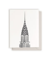 Chrysler Building Letterpress Card