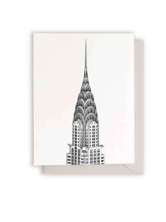 Chrysler Building Letterpress Card