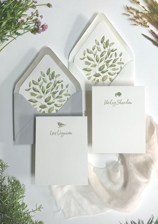 Growing Greenery Suite Semi-Custom Stationery