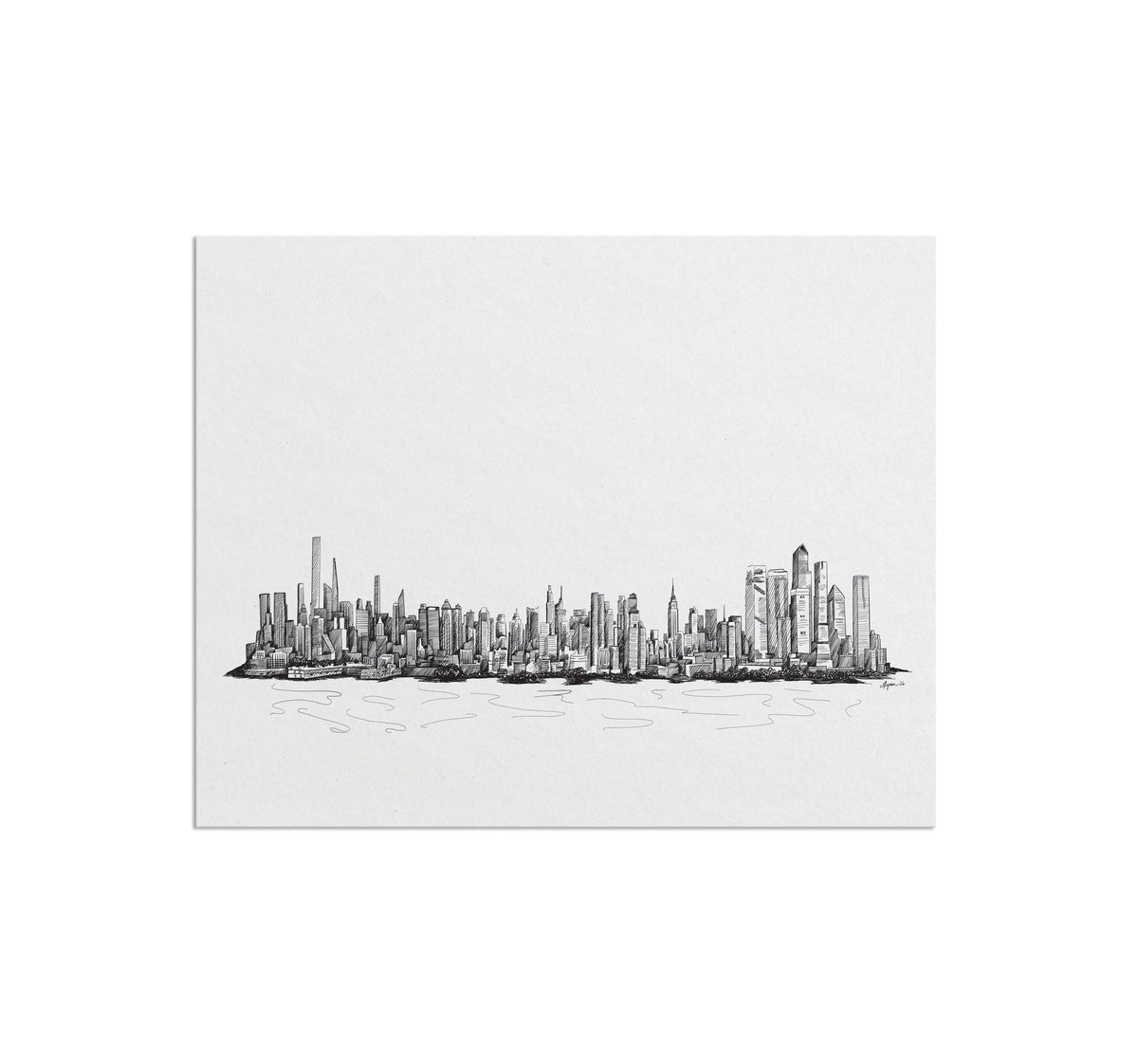 New York City Skyline Art Print