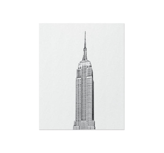 Empire State Building Art Print