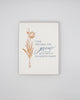 Letterpress encouragement card with florals that says "I love watching you grow into such a wonderful parent" by Rust Belt Love