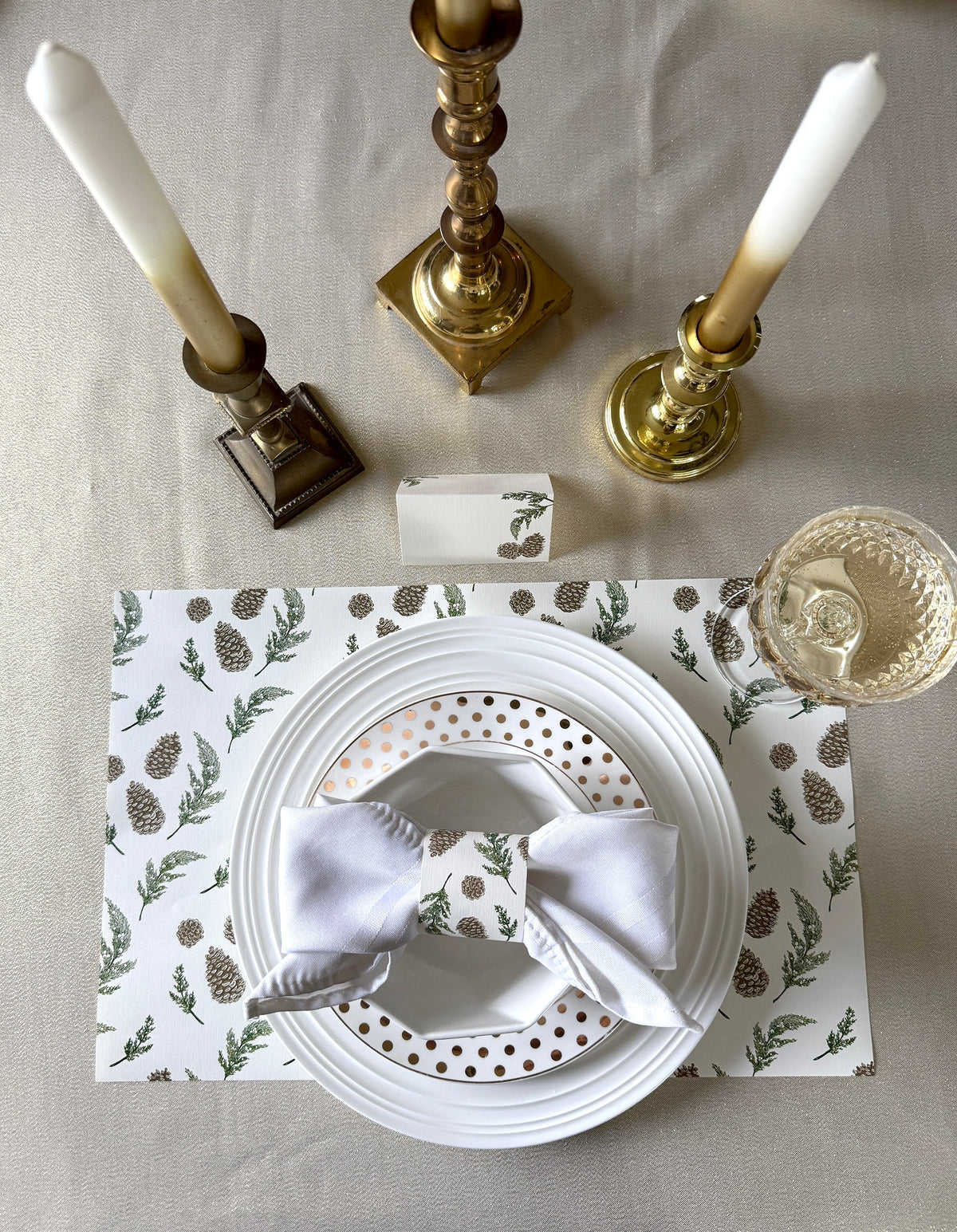 Pinecone & Juniper Placemats (Set of 12)