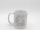 White ceramic mug with greenery that says "Plant daddy" by Rust Belt Love