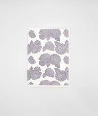 Purple hydrangea patterned small card by Rust Belt Love