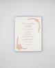 Letterpress sympathy card with florals that says "For everything exists and not one sigh nor smile nor tear one hair nor particle of dust, not one can pass away.- William Blake" by Rust Belt Love