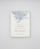 Letterpress sympathy card with florals that says "What is lovely never dies, but passes into other loveliness. - Thomas Bailey Aldrich" by Rust Belt Love