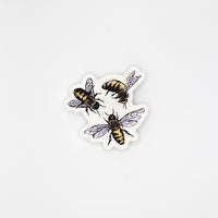 Clear background Bee Sticker