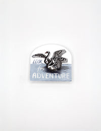 Look for Adventure Swan Sticker