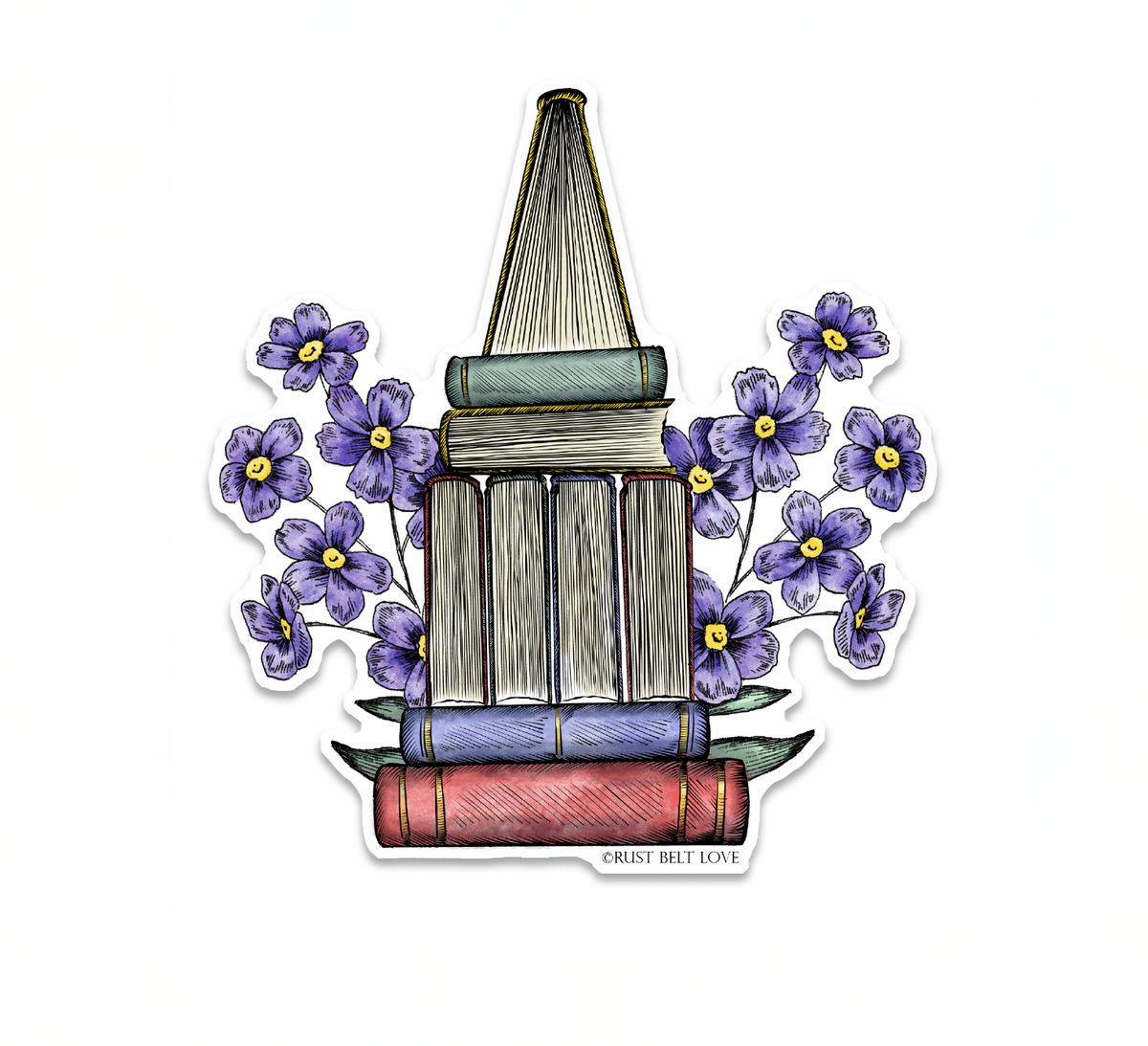 Forget Me Not Stories Sticker – 3.5"